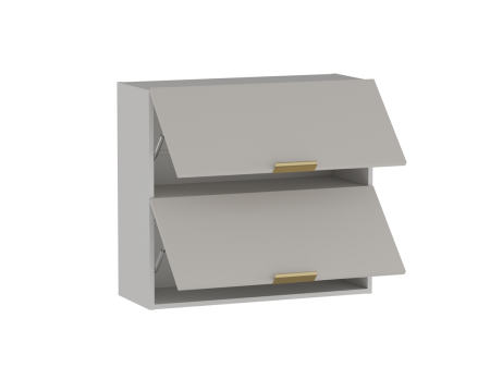 Шкаф  ШГ-80Г, Монза (800*316*720) Экокожа Бежевый, 23157