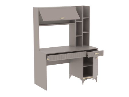 Стол письменный с надстройкой, Сиде, Мокко