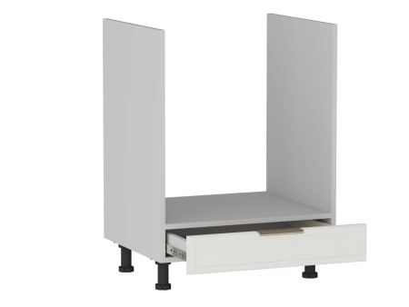 Стол под духовой шкаф СД-60, Берта (600*528*820) Экокожа Белый, 25313