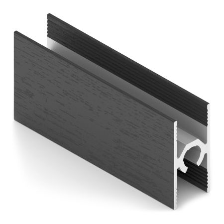 Рамка средняя ЭКО, Черный велюр, AE0452.AP540.BKVPV.RA