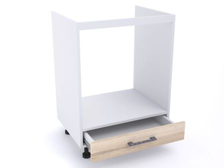 Стол под духовой шкаф СД-60, Дублин (600*470*820) Дуб галифакс белый, 21610