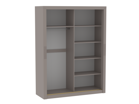 Шкаф купе, Сиде (1754*623*2304) Мокко, 12613