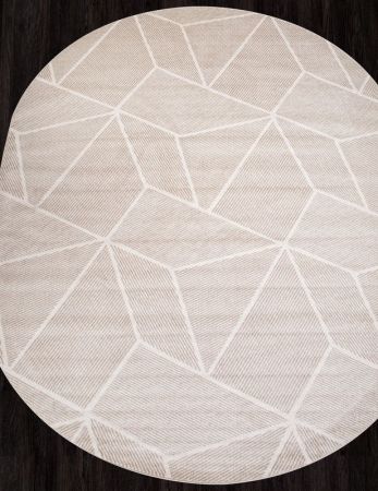 Ковер TORNADO <MERINOS>  (F057, 1*2, OVAL, BEIGE) (1*2) Бежевый, 4680343295514