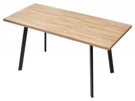 Стол ФИН 1200/1500*700 см Дуб Канзас/каркас черный, 464M05834