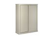 Шкаф-купе 2-х дверный, Сиена (1814*654*2304), двери глухие, Береза бежевая