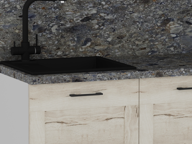 Кухня "Дублин" (возможный вариант комплектации 3)