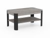 Стол журнальный, Лацио (900*550*450) Риббек серый/Фреско, 60904