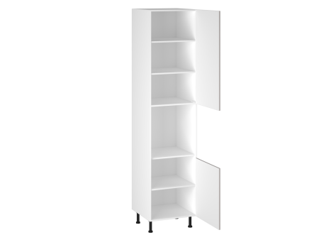 Шкаф-пенал 1080 ПГ-60, Виста (600*586*2576) Экокожа Бежевый, 26499