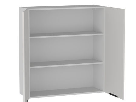 Шкаф 960 2-х дверный ШГ-90, Ватель (900*316*960) Экокожа Белый, 24364