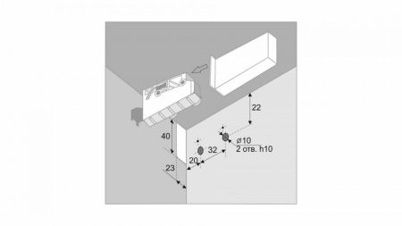 Навес для шкафа , CH07/GRPH
