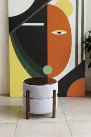 Пуф Стамбул  (50*50*45) Серый, 13798