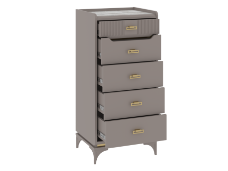 Комод высокий, Сиде (550*447*1171) Мокко, 12604