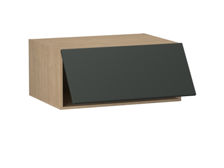 Шкаф АГ-80, Женева (800*586*360) Дуб Палермо/Зеленый матовый, 21927