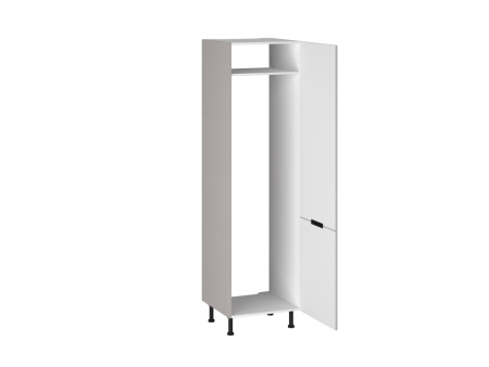 Шкаф-пенал ПХ-60 бока МДФ, Виста (600*586*2216) Экокожа Бежевый, 26477