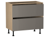 Стол с ящиками СЯ-90 (2), Женева (900*520*870) Дуб Палермо/Серый камень , 22024
