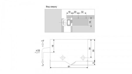 Навес для шкафа , CH06