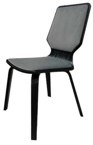 Бертран ткань Фреш 13 серый-каркас Черный матовый