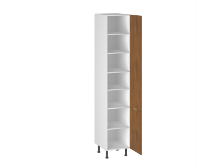 Шкаф-пенал 960 ПГ-45, Фьюжн (450*566*2456) Дуб Каселла коричневый, 27181