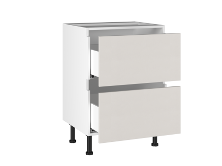 Стол с ящиками СЯ-(2)-60 Start Soft Boyard, Виста (600*523*870) Экокожа Белый, 26214