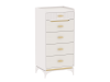 Комод высокий, Сиде (550*447*1171) Белый, 12904