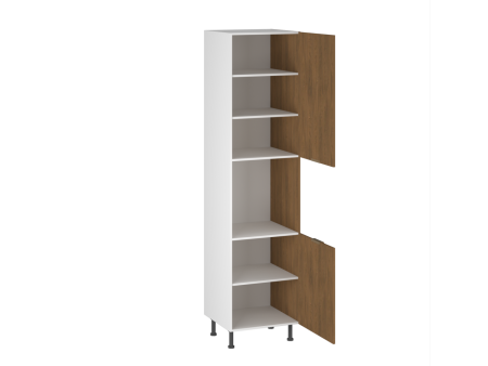 Шкаф-пенал 960 ПГ-60 бок правый ЛДСП Каселла, Фьюжн (600*566*2456) Дуб Каселла коричневый, 27187