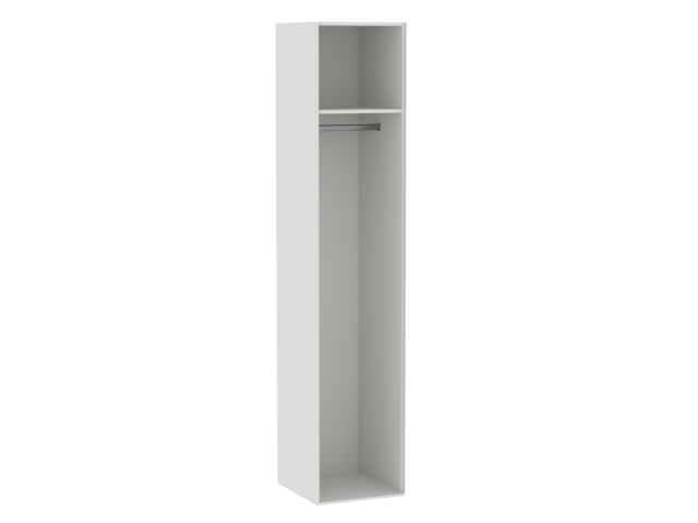 Шкаф 1-дверный с глухой дверью, Аврора (464*522*2304) Дуб Мария/Кашемир