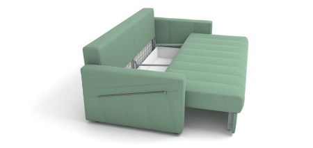 Диван Даллас  еврокнижка ткань Romano cream (2220*1040*900) Бежевый, 56554