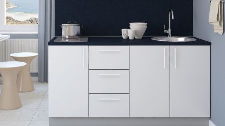 Мебельная ручка QUADRA , RS043W.4/192