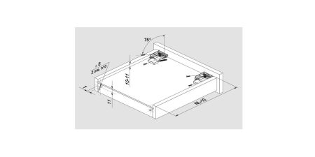 Системы выдвижения, DB8881Zn/450