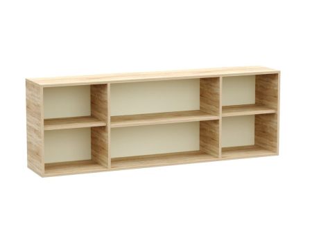 Шкаф-полка ГМ-10 навесная, Магнолия (1582*322*550) Бардолино, 30413