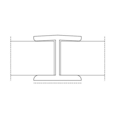 Соединительный эл-т для цоколя 150 мм  (150 Титан, В55395