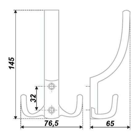 Мебельный крючок , K305SC.6