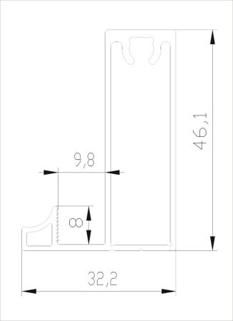 Рамка широкая SLIM, Серебро матовое, AV0589.VP540.SLMAN.CJ