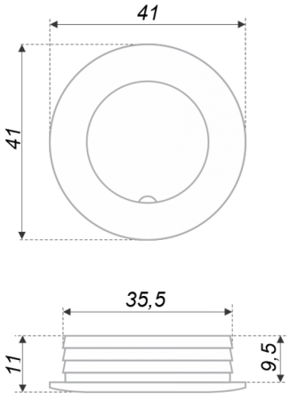 Мебельная ручка, RC419CP.1