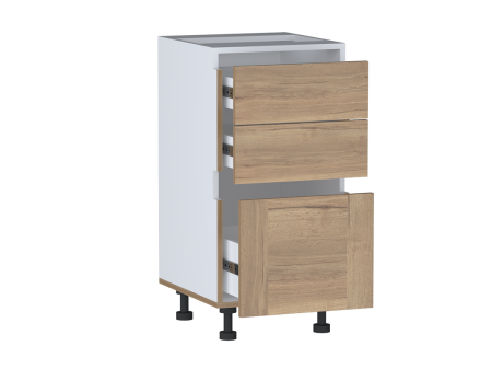 Стол с ящиками СЯ-40 NEW, Сити (400*470*820) Дуб Галифакс натуральный, 20846