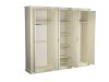 Шкаф 6-дверный, Сиена (2623*548*2300) Береза бежевая, 12338