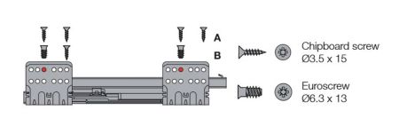 Выдвижной ящик с тонкой стенкой Titus Tekform slimline DW145 500 мм, цвет антрацит. Арт: 655-8G50-185-00, 655-8G50-185-00