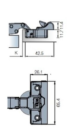 Петля T-type-i TeraBlack Glissando 110/45/0, 701-0AT0-956-00