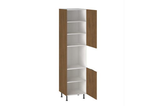 Шкаф-пенал 960 ПГ-60 бок левый ЛДСП Каселла, Фьюжн (600*566*2456) Дуб Каселла коричневый, 27186