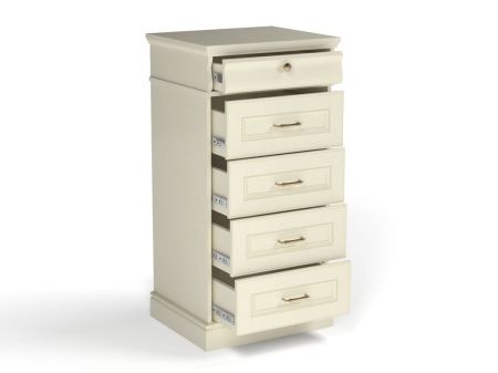 Комод  высокий, Сиена (550*469*1097) Береза бежевая, 12304