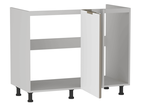 Стол под мойку угловой СМУ-110, Берта (1000*554*820) Мокко, 25119