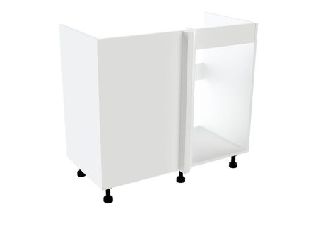 Стол под мойку угловой СМУ-100 п, Бьянка (900*470*820) Белый, 21113