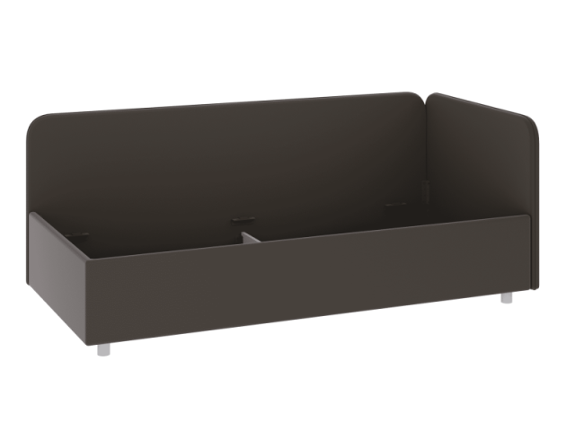 Кровать велюр правая