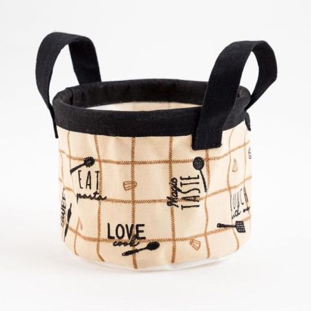 Текстильная корзинка Этель "Homemade"  (14*12) Бежевый, 5383571