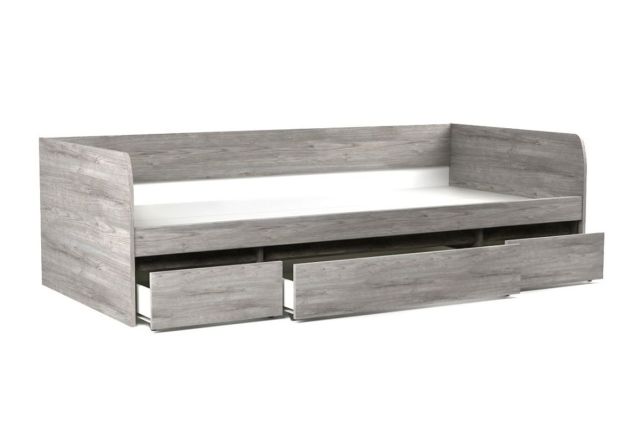 кровать 1-но спальная с ящиками открытая