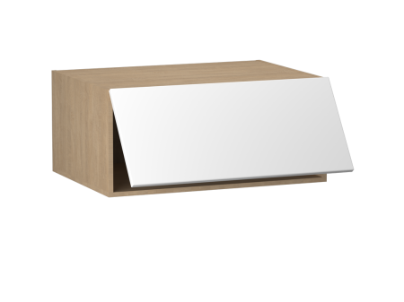 Шкаф АГ-80, Женева (800*586*360) Дуб Палермо/Белый матовый, 22430