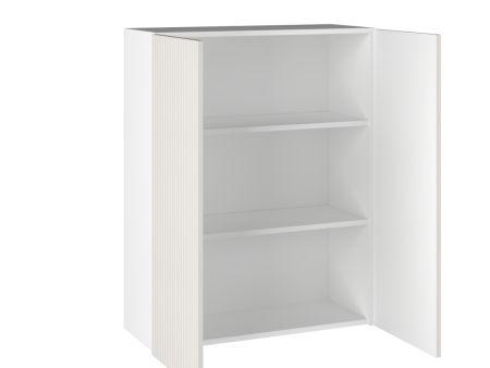 Шкаф 960 ШГ-75, Виста (750*316*960) Экокожа Белый, 26324