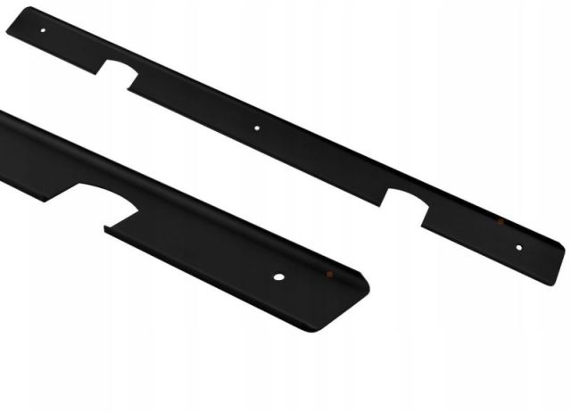 планка угловая черная