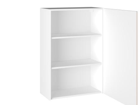 Шкаф 960 ШГ-65, Виста (650*316*960) Экокожа Белый, 26323