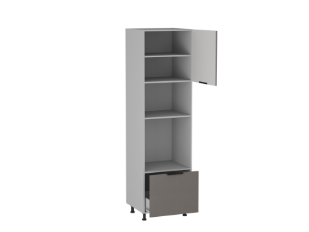 Шкаф-пенал П-1, Ватель (600*566*2166) Экокожа Мокко, 23731